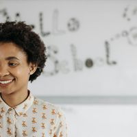 Professional instructor Nina Korolchuk smiling